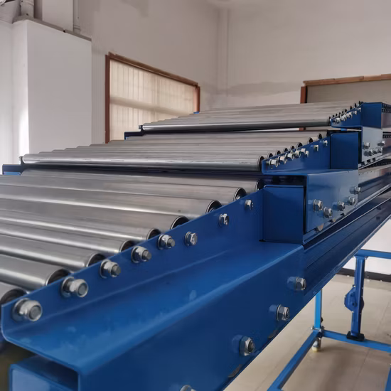 Telescopic Gravity Unloading Roller Conveyor System